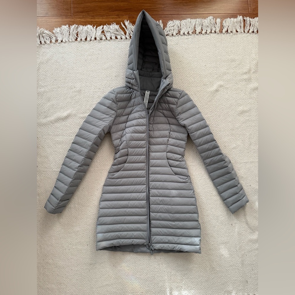 NWOT Lululemon along Grey Puffer Coat